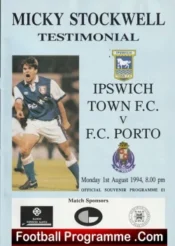 Micky Stockwell Testimonial Benefit Match Ipswich Town 1994