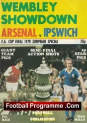 Ipswich Town v Arsenal 1978 – FA Cup Final Souvenir Special