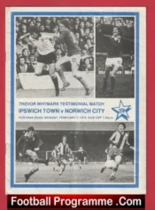 Trevor Whymark Testimonial Benefit Match Ipswich Town 1979