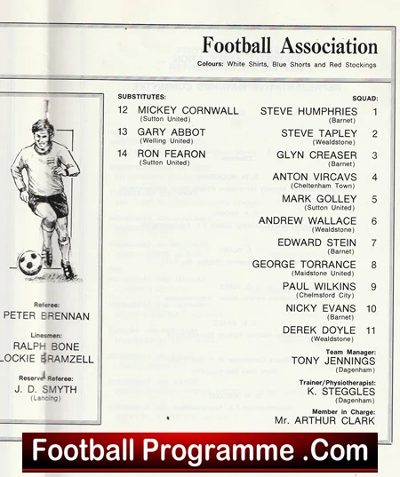 Metropolitan Police v Football Association 1986 - Met Police Football - Image 3