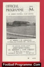 St Mirren v St Johnstone 1960 – Scotland