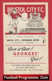 Bristol Rovers v Rotherham United 1954 – 1950s
