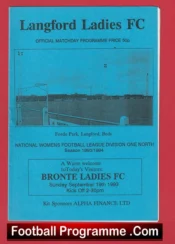 Langford Ladies v Bronte Ladies 1993 – Womens Football