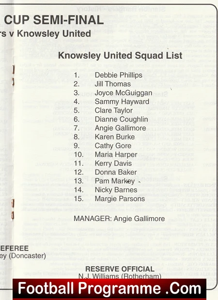 Stanton Rangers Ladies v Knowsley United Ladies 1993 - Womens Football - Image 3