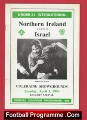 Northern Ireland v Israel 1990 – Under 21 International U21