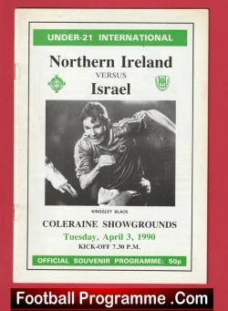Northern Ireland v Israel 1990 - Under 21 International U21
