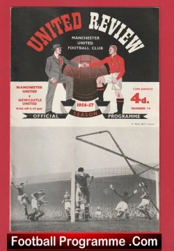 Manchester United v Newcastle United 1957