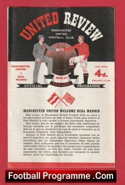 Manchester United v Real Madrid 1957 - Man Utd Semi Final