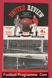 Manchester United v Tottenham 1957 – Man Utd Busby Babes + Token
