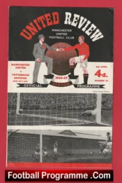 Manchester United v Tottenham 1957 – Man Utd Busby Babes + Token