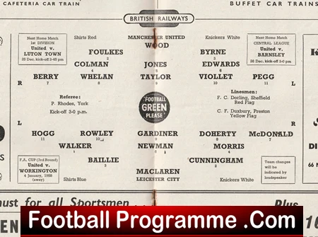 Manchester United v Leicester City 1957 - Munich Season - Image 2