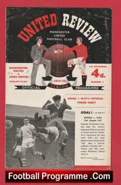 Manchester United v Leeds United 1957 - Munich Season