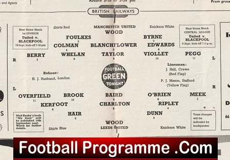 Manchester United v Leeds United 1957 - Munich Season - Image 3