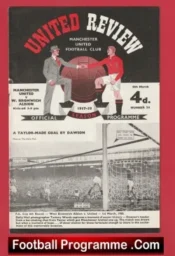 Manchester United v WBA 1958 – Munich Season Bobby Charlton