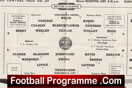 Manchester United v Manchester City 1957 - Munich Season - Image 2