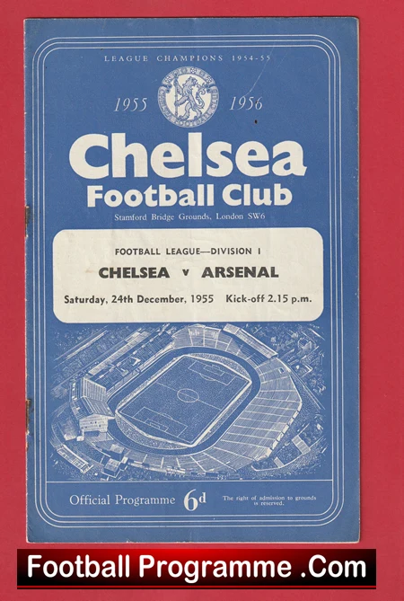 Chelsea v Arsenal 1955 - 1950s - Image 2