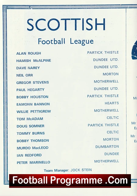 Scotland League v Ireland Football League 1978 - Motherwell - Image 3