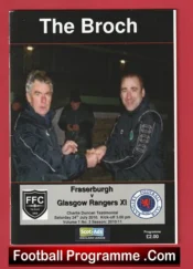Fraserburgh v Glasgow Rangers 2010 – Highland League Scotland