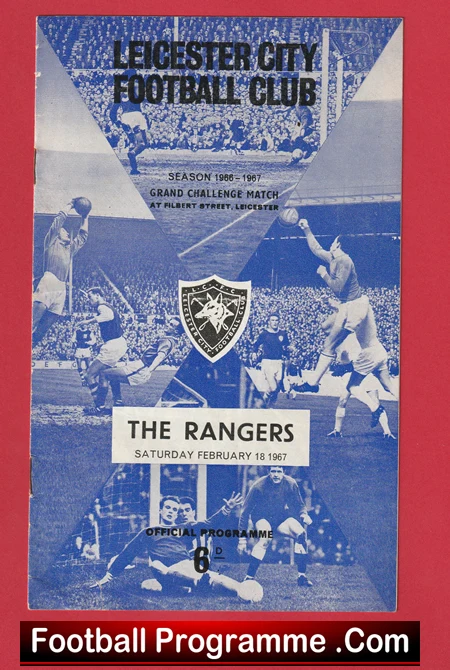 Leicester City v Glasgow Rangers 1967 - Grand Challenge Match - Image 2