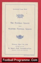 England League v Scottish League 1948 – Newcastle United