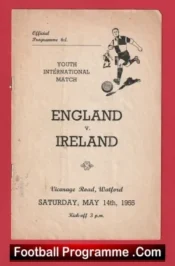 England v Ireland 1955 – Youth at Watford