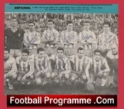 Espanol Football Team Multi Signed Autographed 1960 – 1961