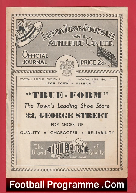 Luton Town v Fulham 1949 - 1940s - Image 2