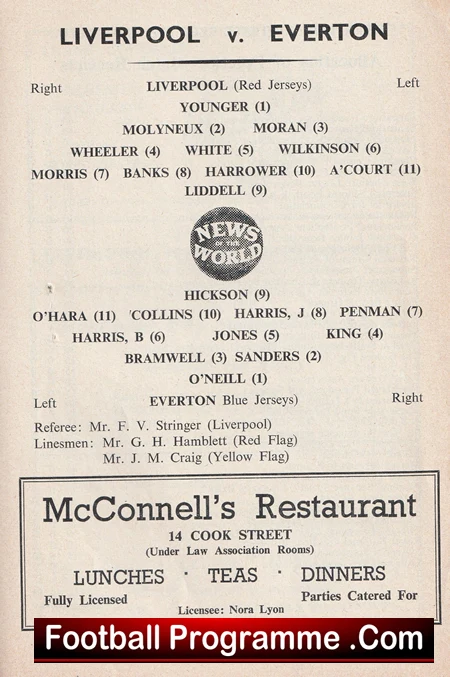 Liverpool v Everton 1958 - Floodlight Challenge Cup Match - Image 2