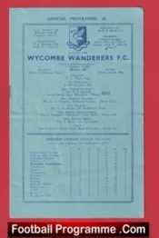 Wycombe Wanderers v Clapton 1957