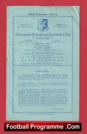 Wycombe Wanderers v Tufnell Park 1950 – Reserves