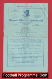 Wycombe Wanderers v Dulwich United 1952