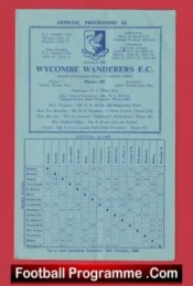 Wycombe Wanderers v Kettering Town 1960