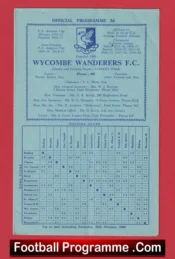 Wycombe Wanderers v Kettering Town 1960