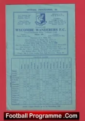 Wycombe Wanderers v Clapton 1958