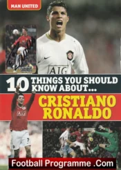 Manchester United Cristiano Ronaldo Autograph Signed Football Card + Sheet
