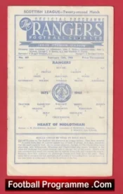 Glasgow Rangers v Heart Of Midlothian 1965 – Scotland