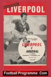 Liverpool v Arsenal 1962