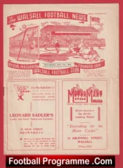 Walsall v Tamworth 1954