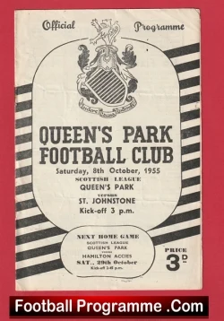Queens Park v St Johnstone 1955 - Scotland