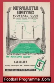 Newcastle United v Barcelona 1960 – Barca 1960s