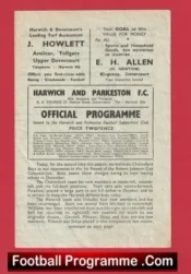 Harwich Parkeston v Chelmsford City 1950s – Boys Match