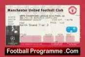 Manchester United v Borussia Dortmund 1997 – Semi Final Match Ticket