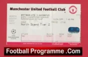 Manchester United v Juventus 1997 – Football Ticket
