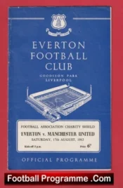 Everton v Manchester United 1963 – Charity Shield Wembley London