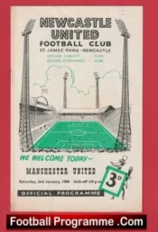 Newcastle United v Manchester United 1960 – Man Utd