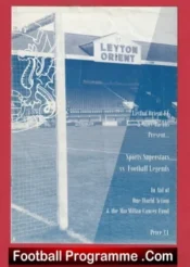 Sports Super Stars v Football Legends 1996 + George Best Leyton Orient