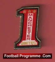 Manchester United Vintage Football Badge Man Utd Badge 1970s (Copy)