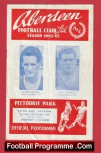 Aberdeen v Glasgow Rangers 1962 – Scotland