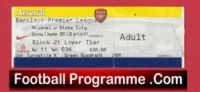 Arsenal v Stoke City 2009 – Football Ticket