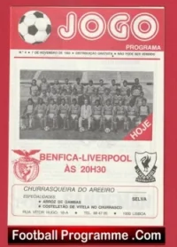 Benfica v Liverpool 1984